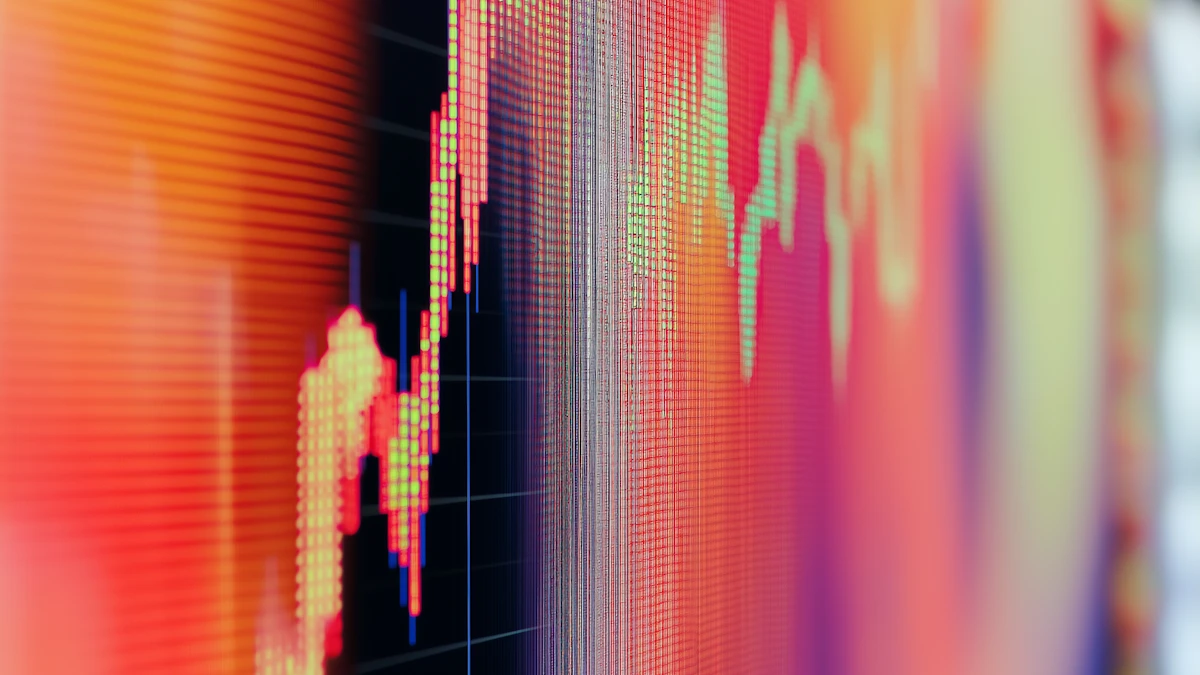 Sustentabilidade do crescimento digital representada por gráfico de desempenho com indicadores de crescimento e eficiência operacional